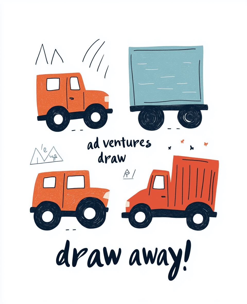 Van Squad original repeating artwork