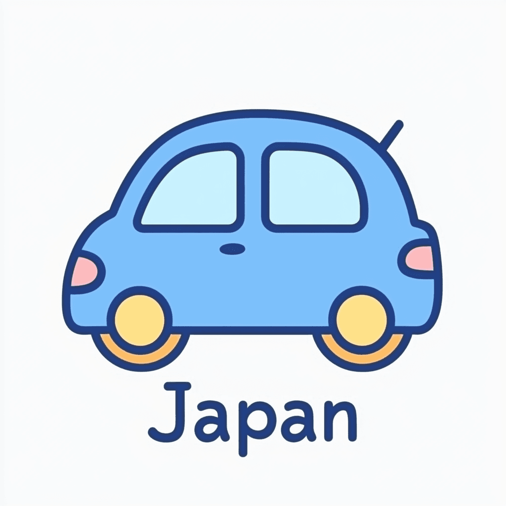 Cute Car Duo original repeating artwork