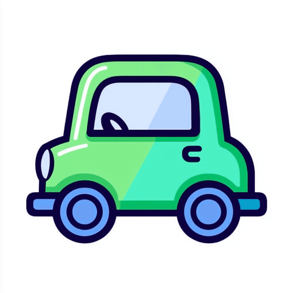 Cute Car original repeating artwork