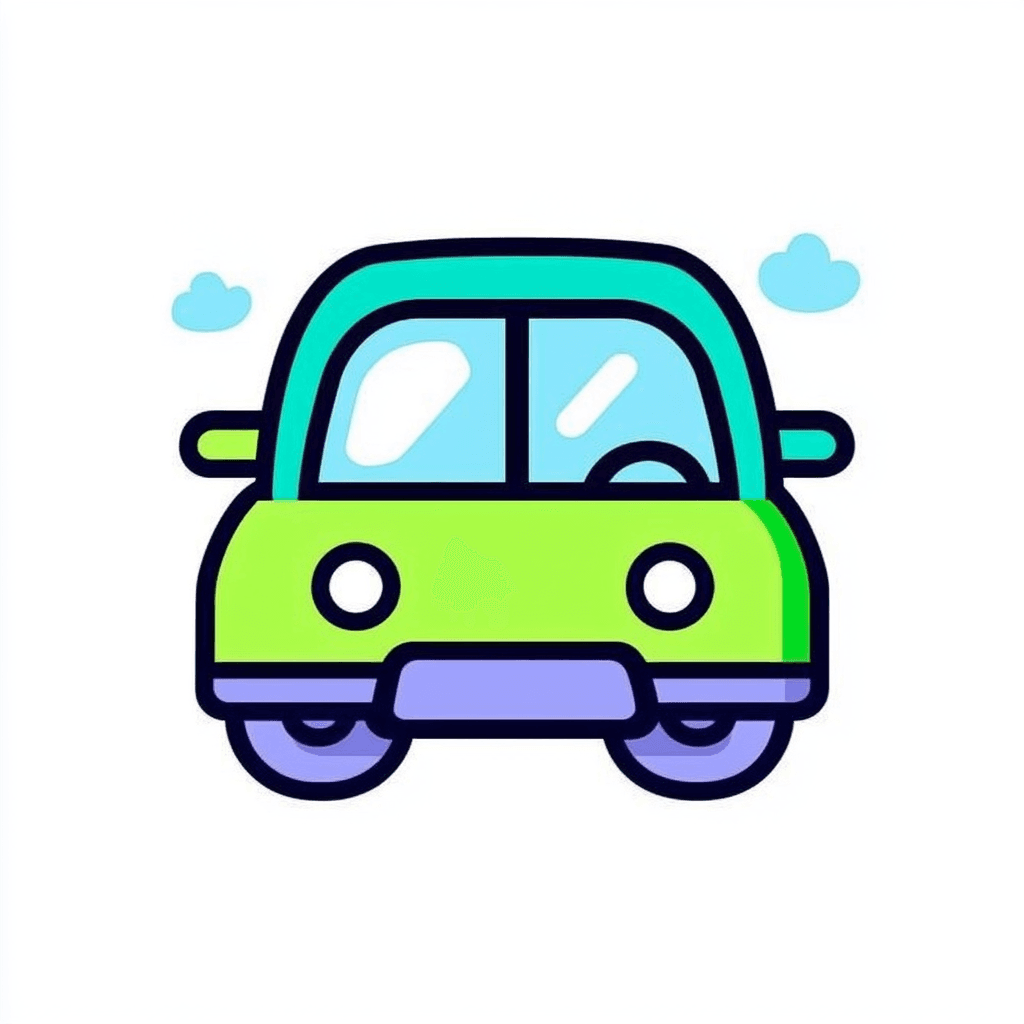 Cute Car 012 original repeating artwork