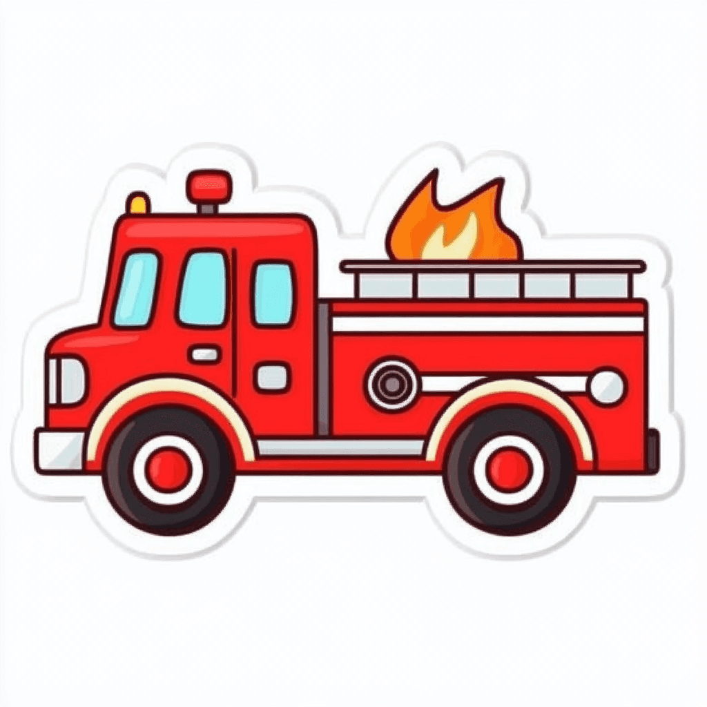 Fire Truck 002 original repeating artwork