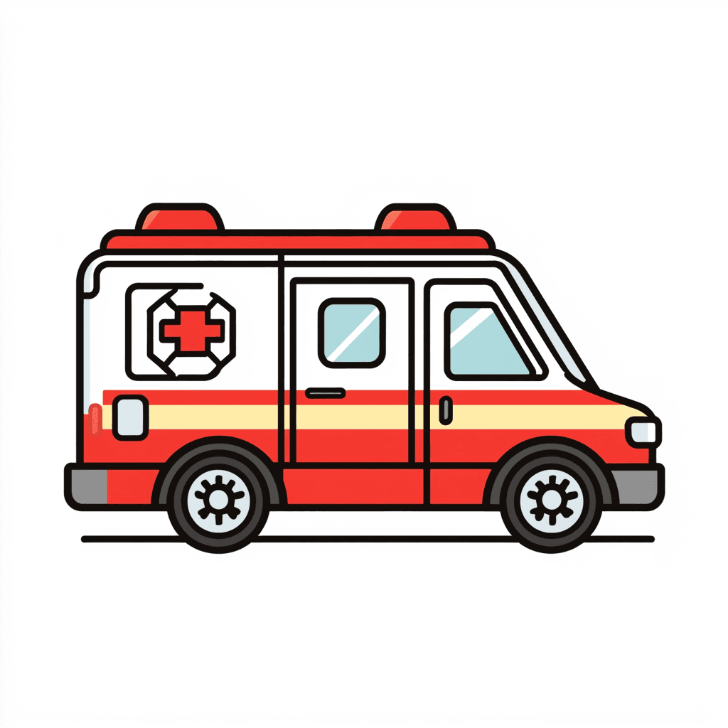 Ambulance 001 original repeating artwork