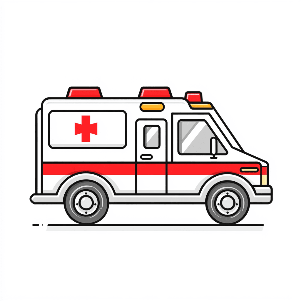 Ambulance 003 original repeating artwork