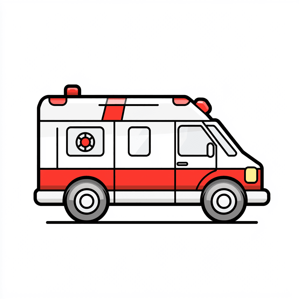 Ambulance Squad original repeating artwork