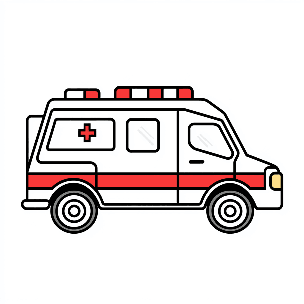 Ambulance 004 original repeating artwork