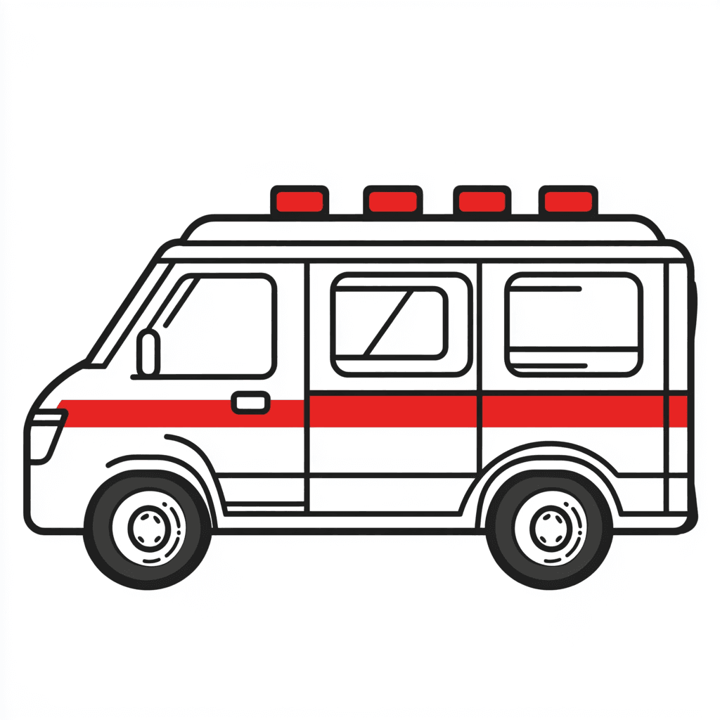 Ambulance Team original repeating artwork
