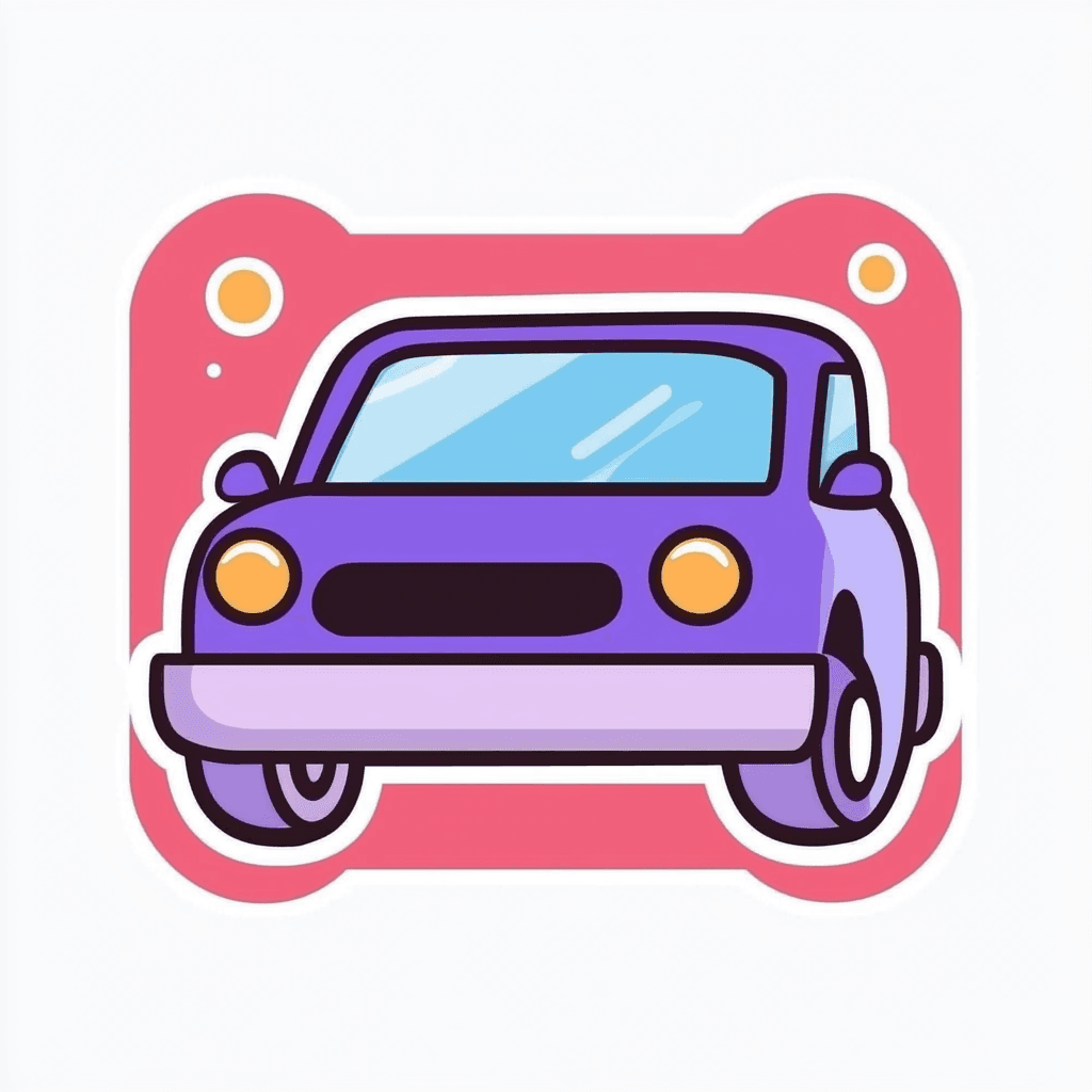 Car Picnic original repeating artwork