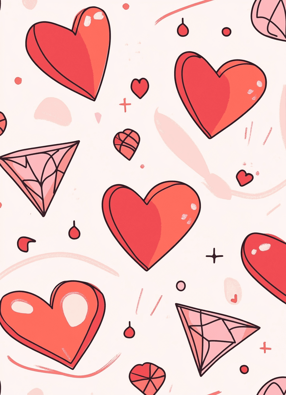 Heart 080 original repeating artwork