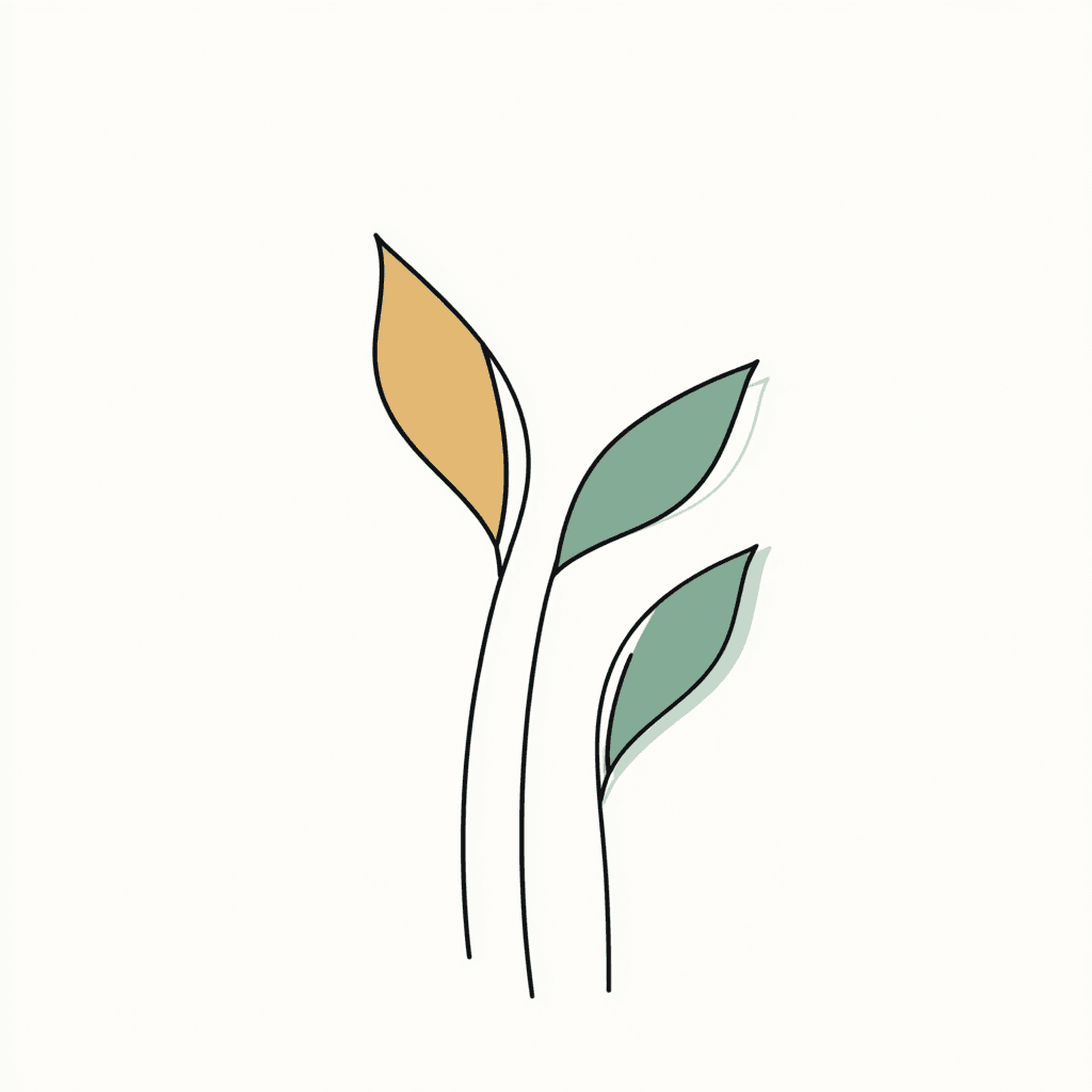 Leaves Flip original repeating artwork