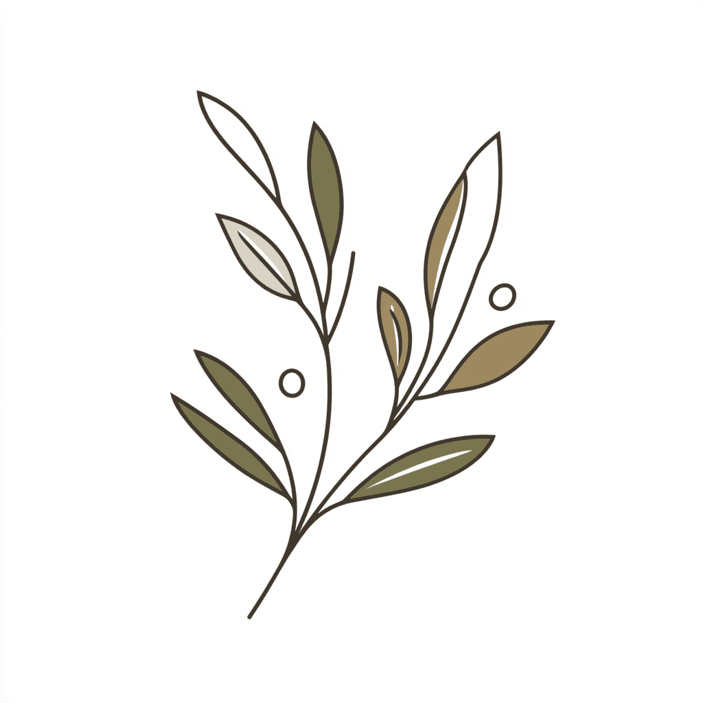 Leaves Prism original repeating artwork