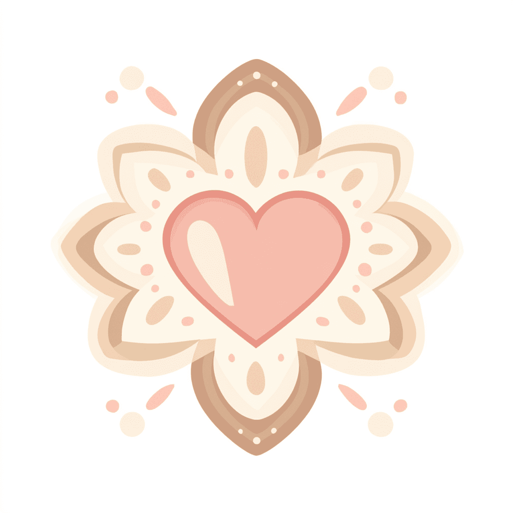 Heart Track original repeating artwork