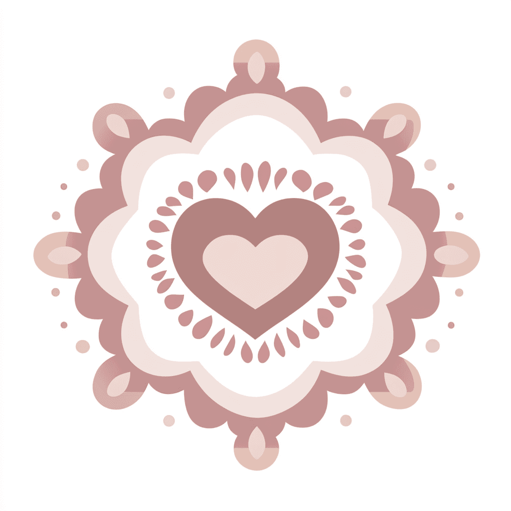 Heart 435 original repeating artwork