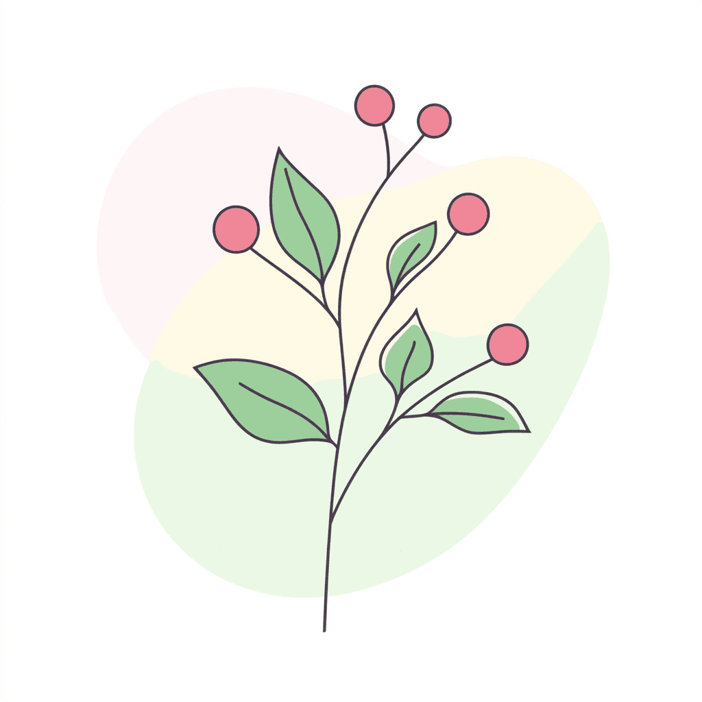 Plants Echo original repeating artwork