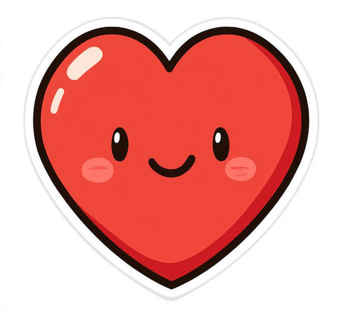 Cartoon Heart 005 original repeating artwork
