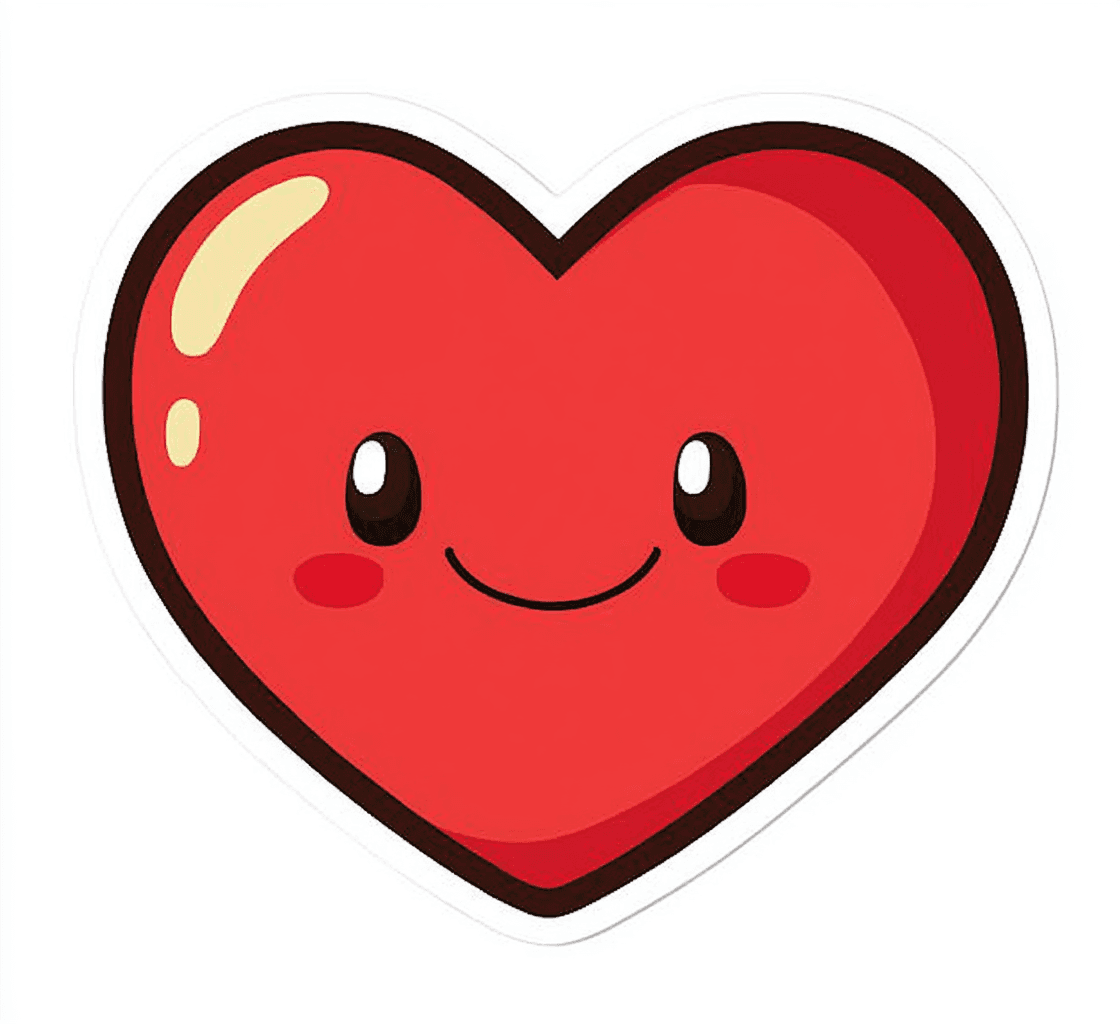 Cartoon Heart 004 original repeating artwork