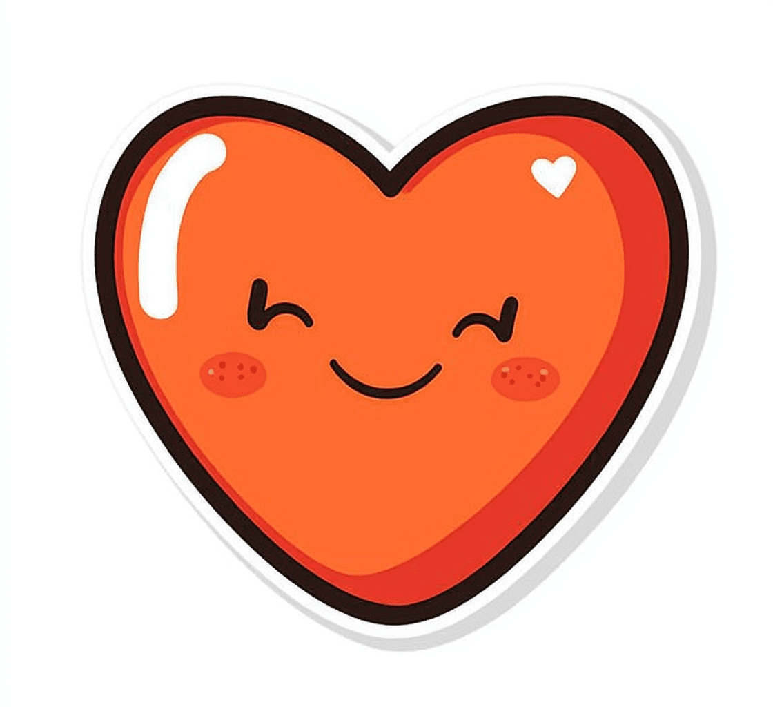 Cartoon Heart 006 original repeating artwork