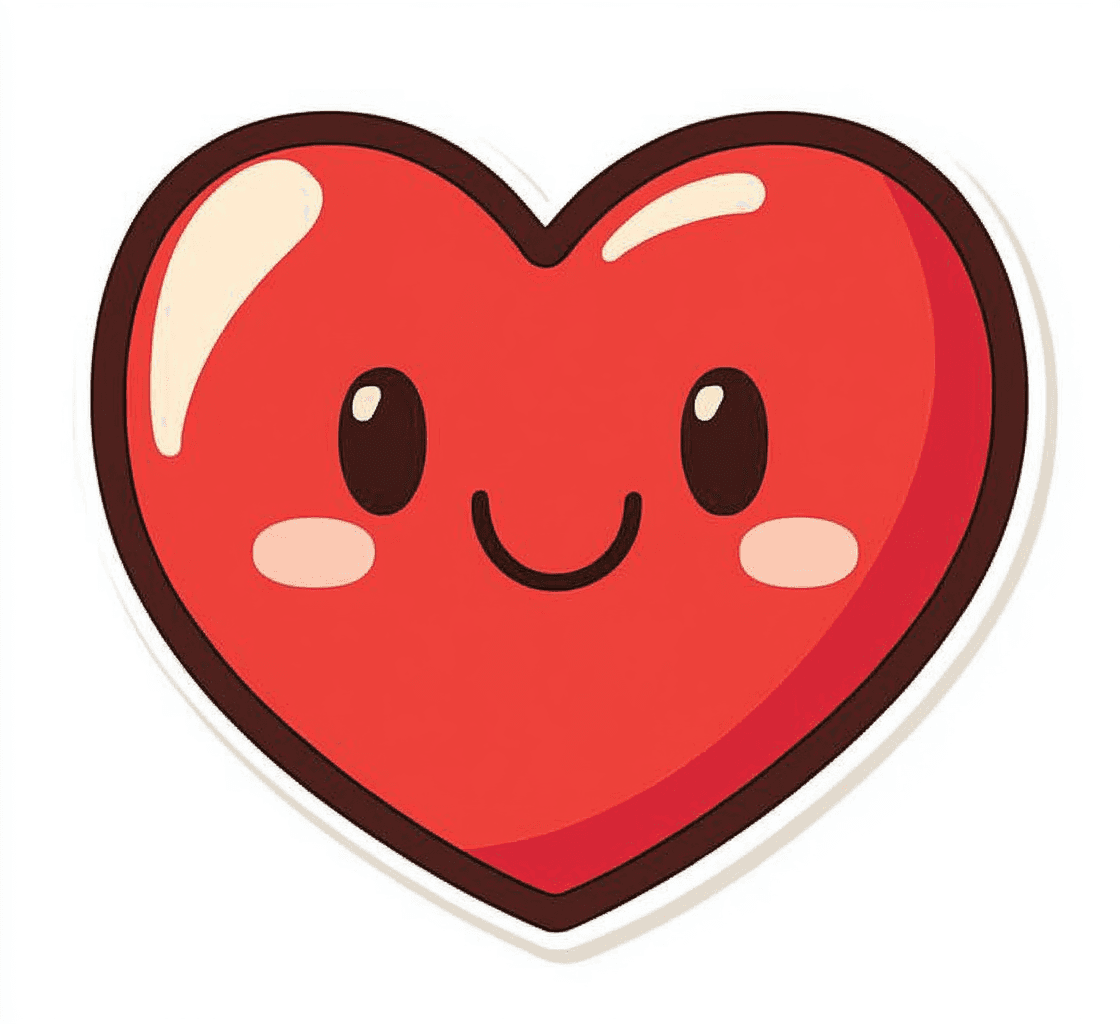 Cartoon Heart 003 original repeating artwork