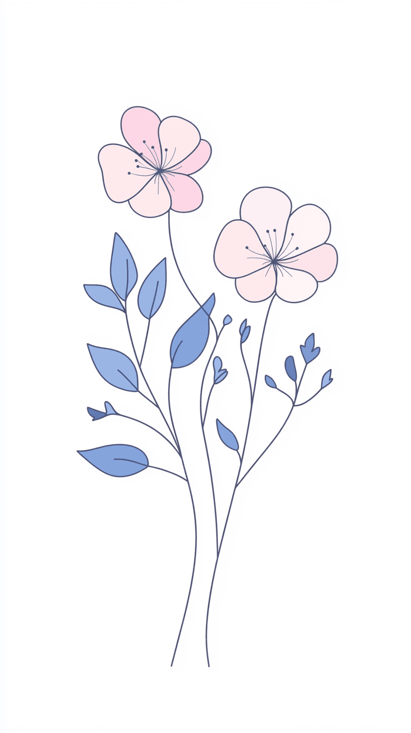 Blossom North original repeating artwork