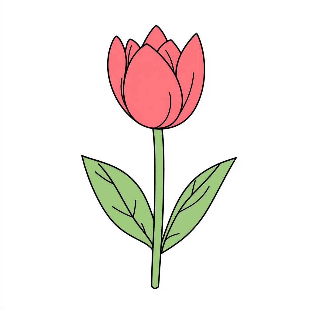 Tulip Spark original repeating artwork