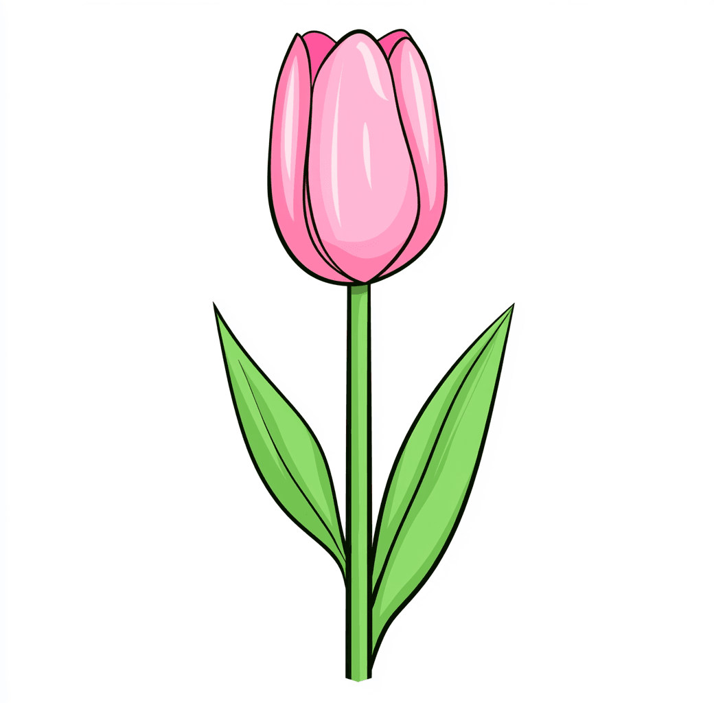 Tulip 055 original repeating artwork