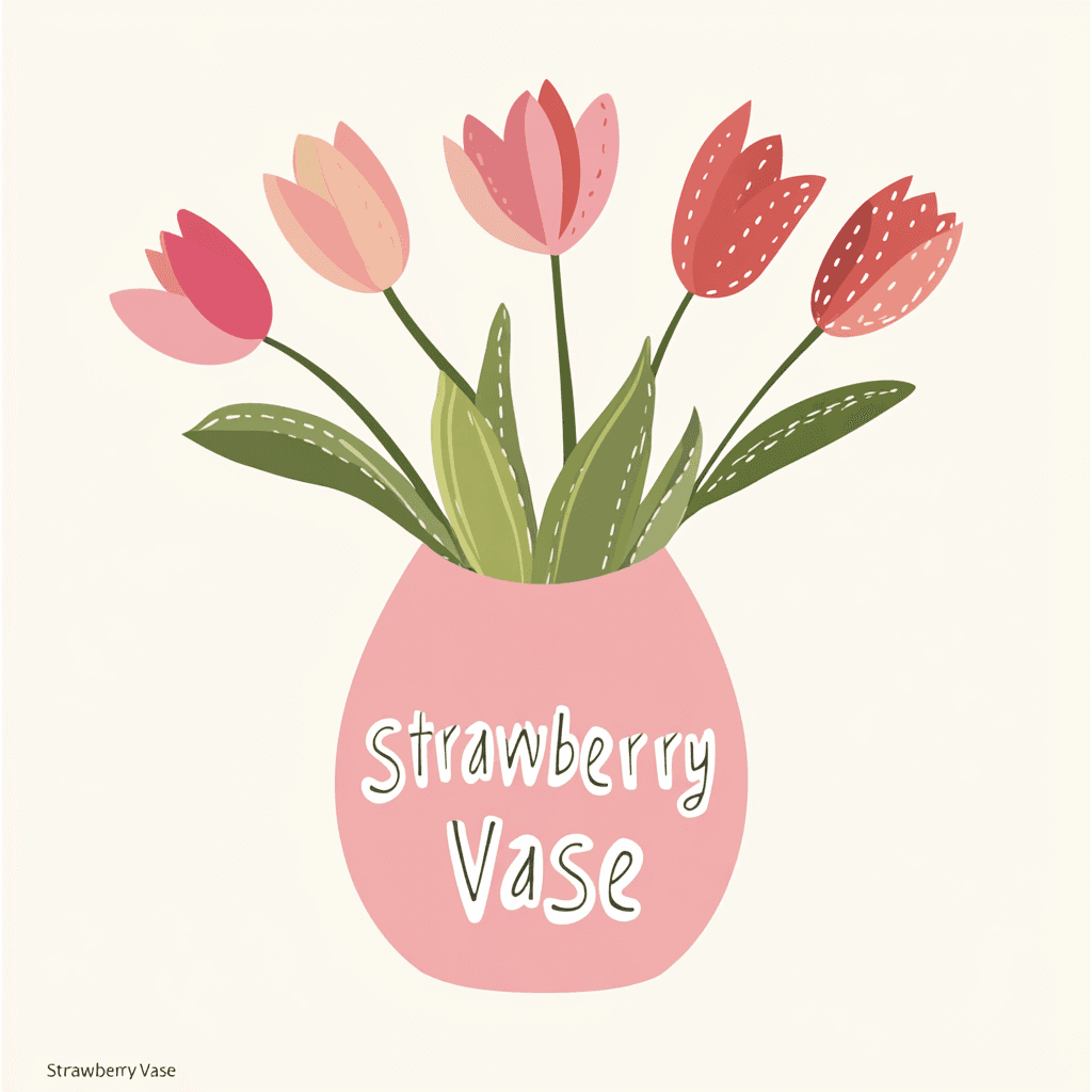 Tulip Hue original repeating artwork