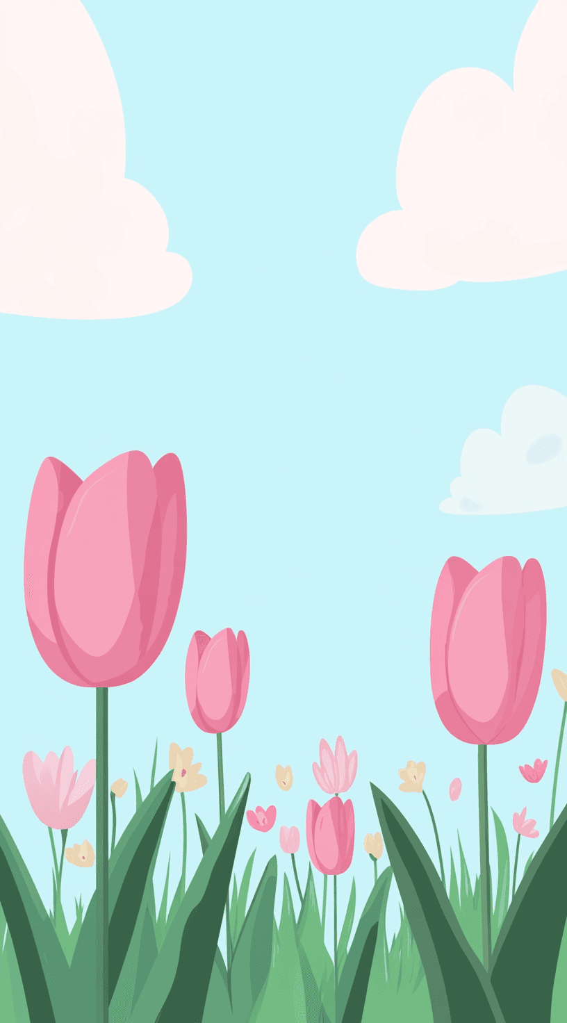 Tulip 048 original repeating artwork