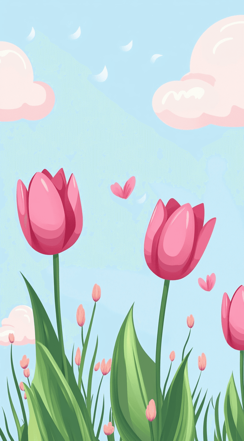 Tulip Collective original repeating artwork