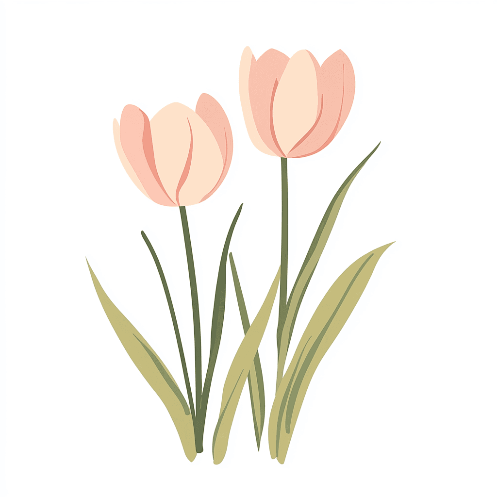 Tulip Gang original repeating artwork