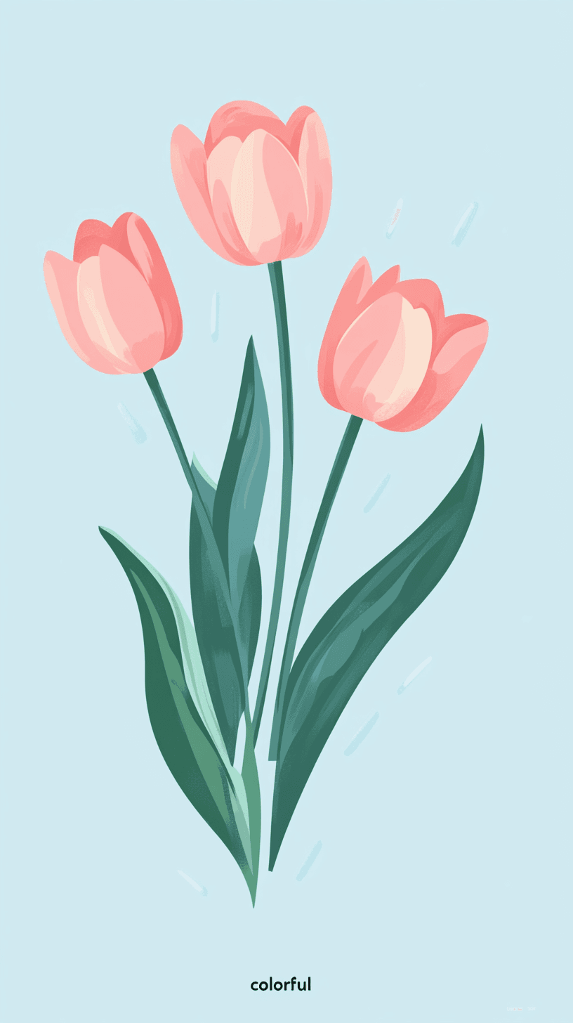 Tulip 010 original repeating artwork
