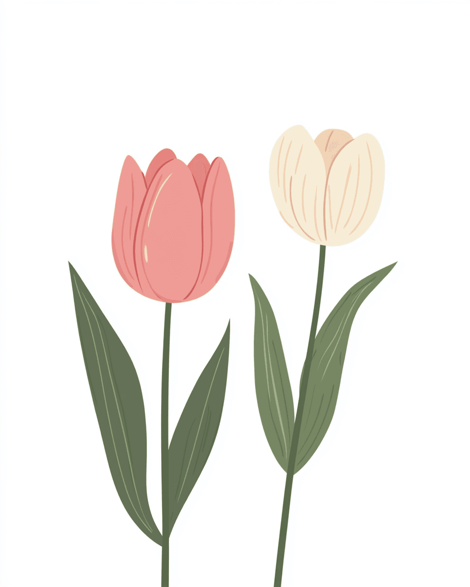Tulip 082 original repeating artwork