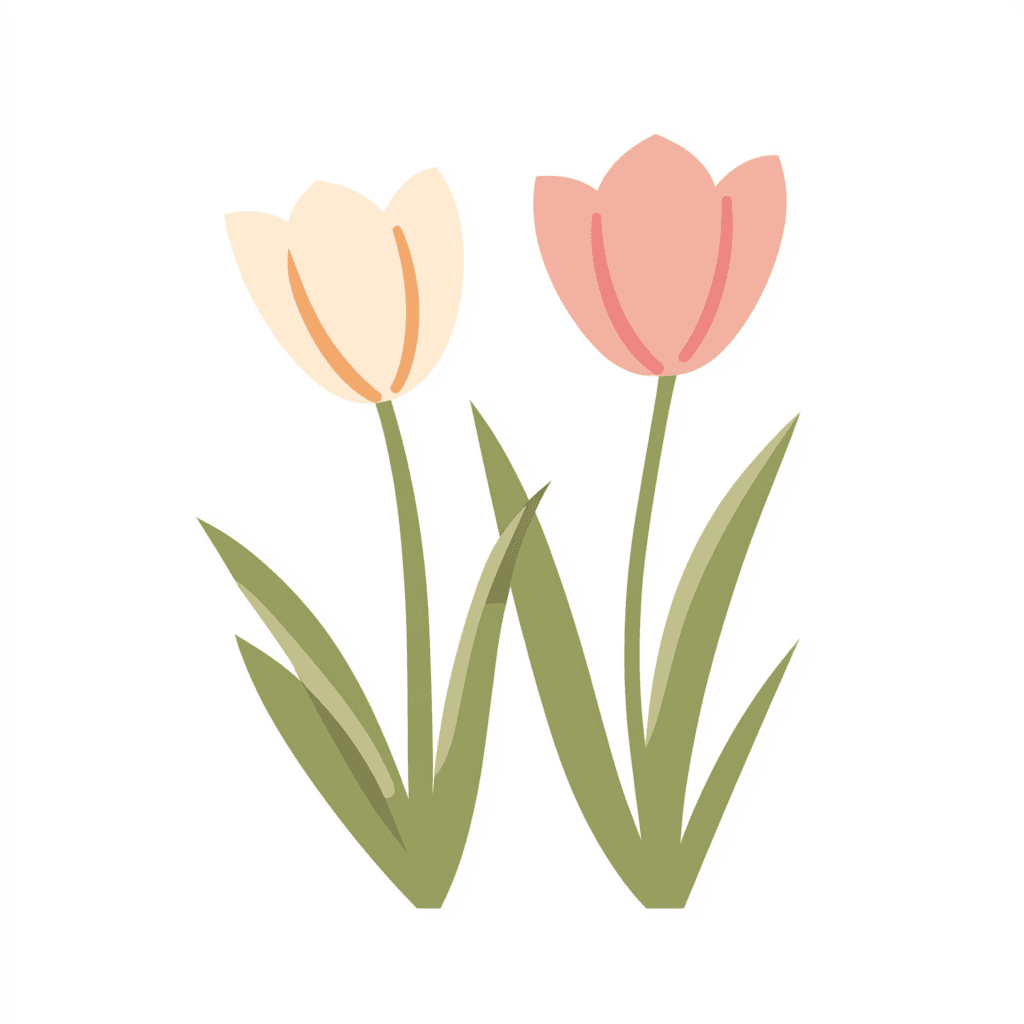 Tulip 019 original repeating artwork