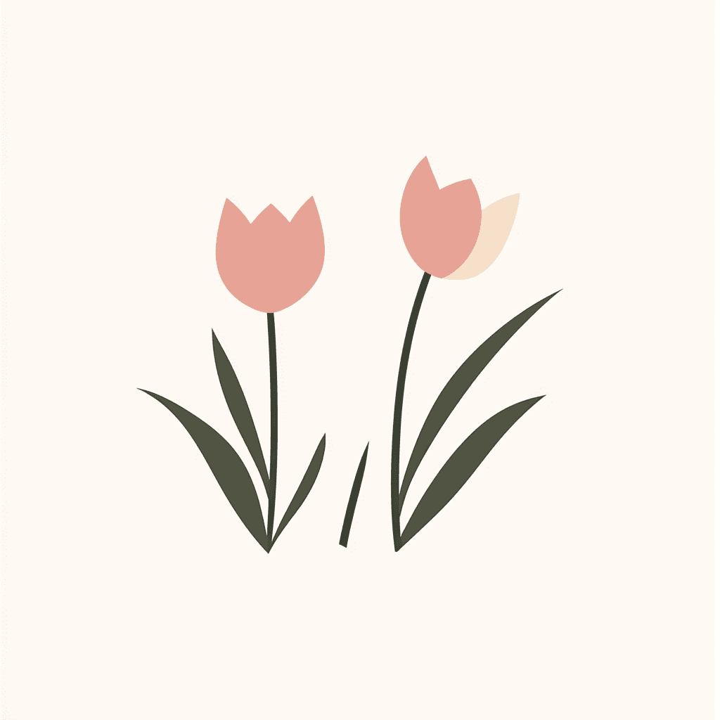 Tulip Autumn original repeating artwork