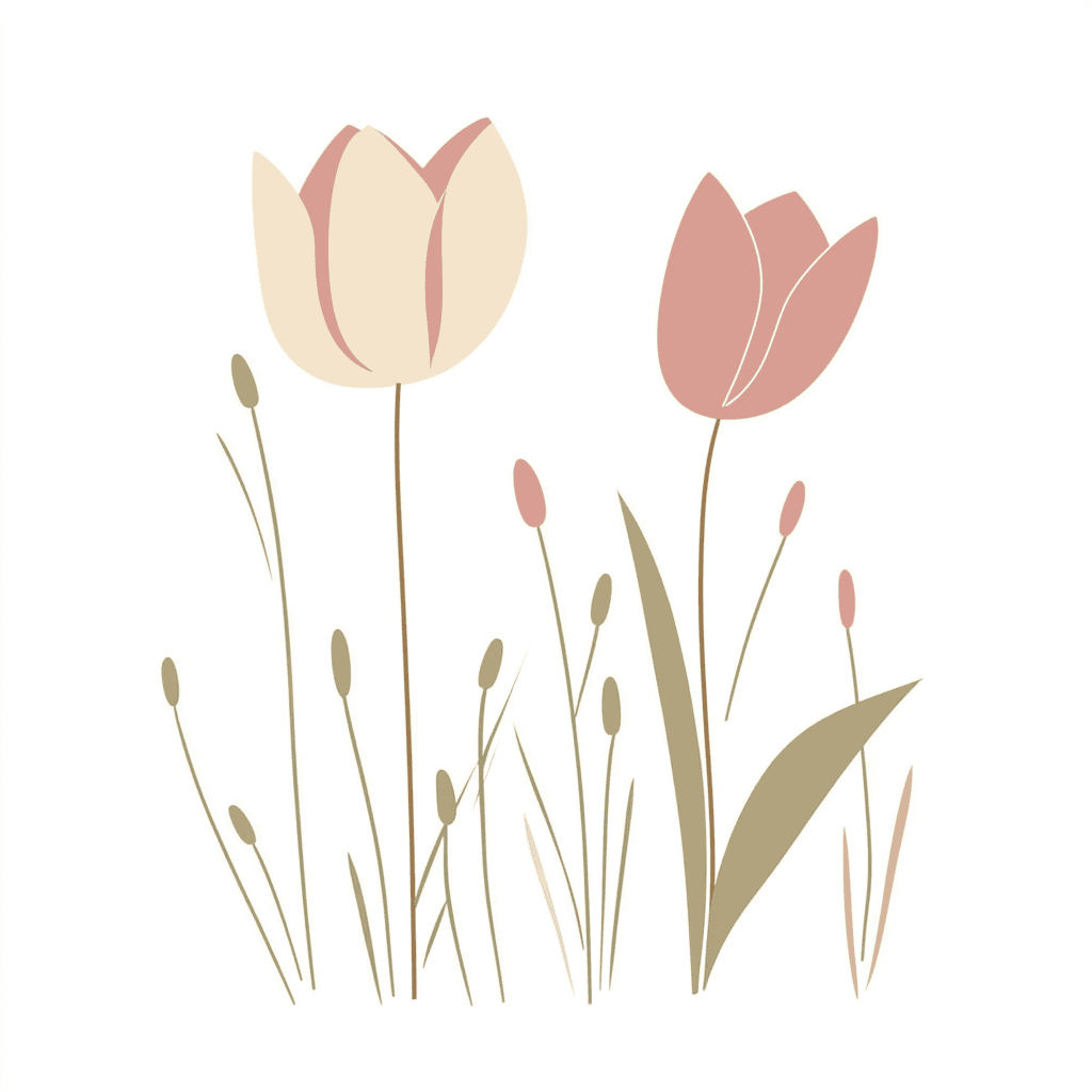 Tulip 094 original repeating artwork