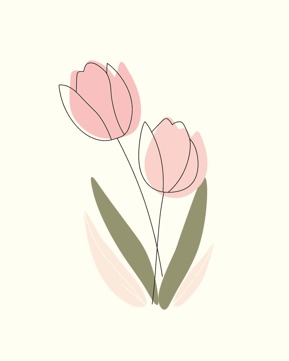 Tulip 103 original repeating artwork
