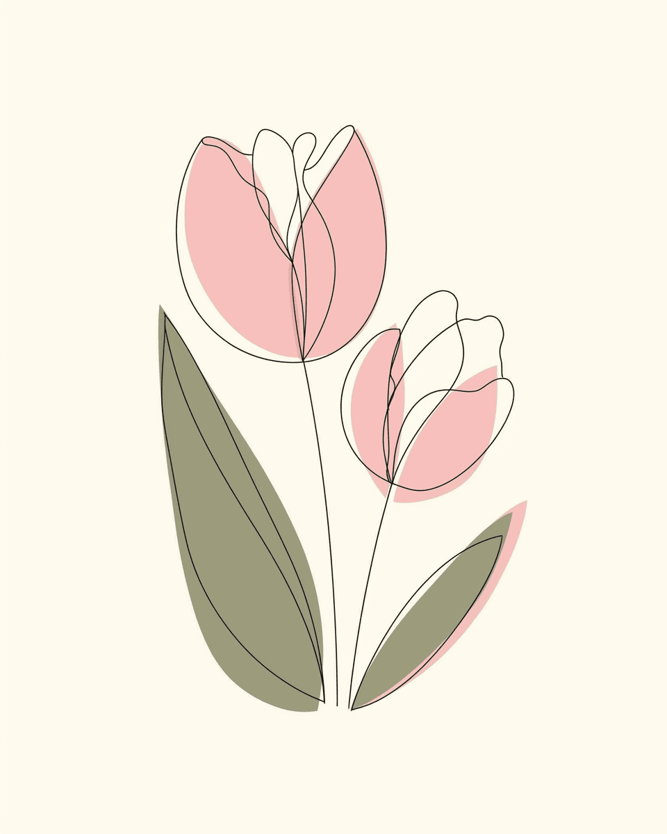 Tulip 069 original repeating artwork
