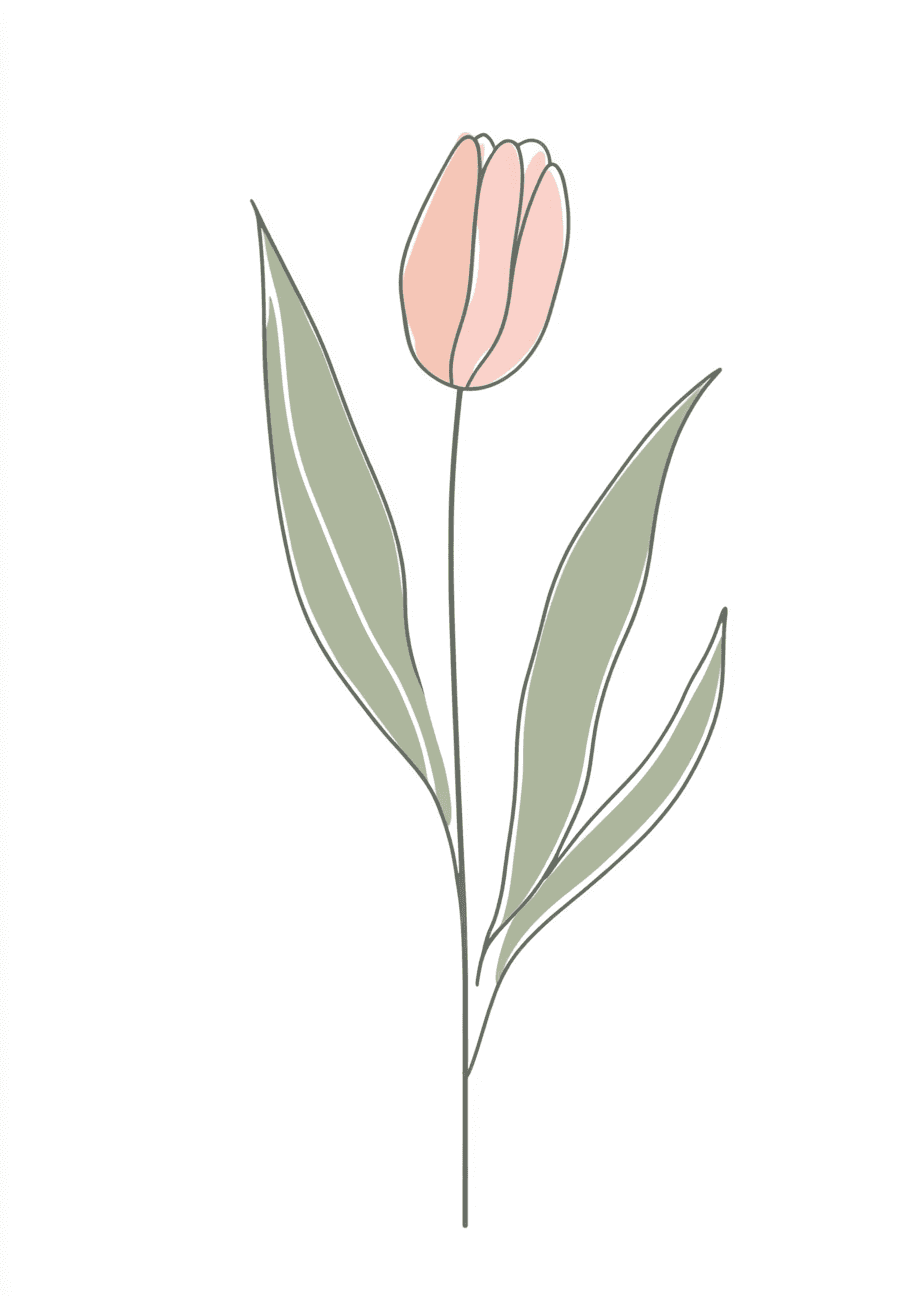 Tulip Onyx original repeating artwork