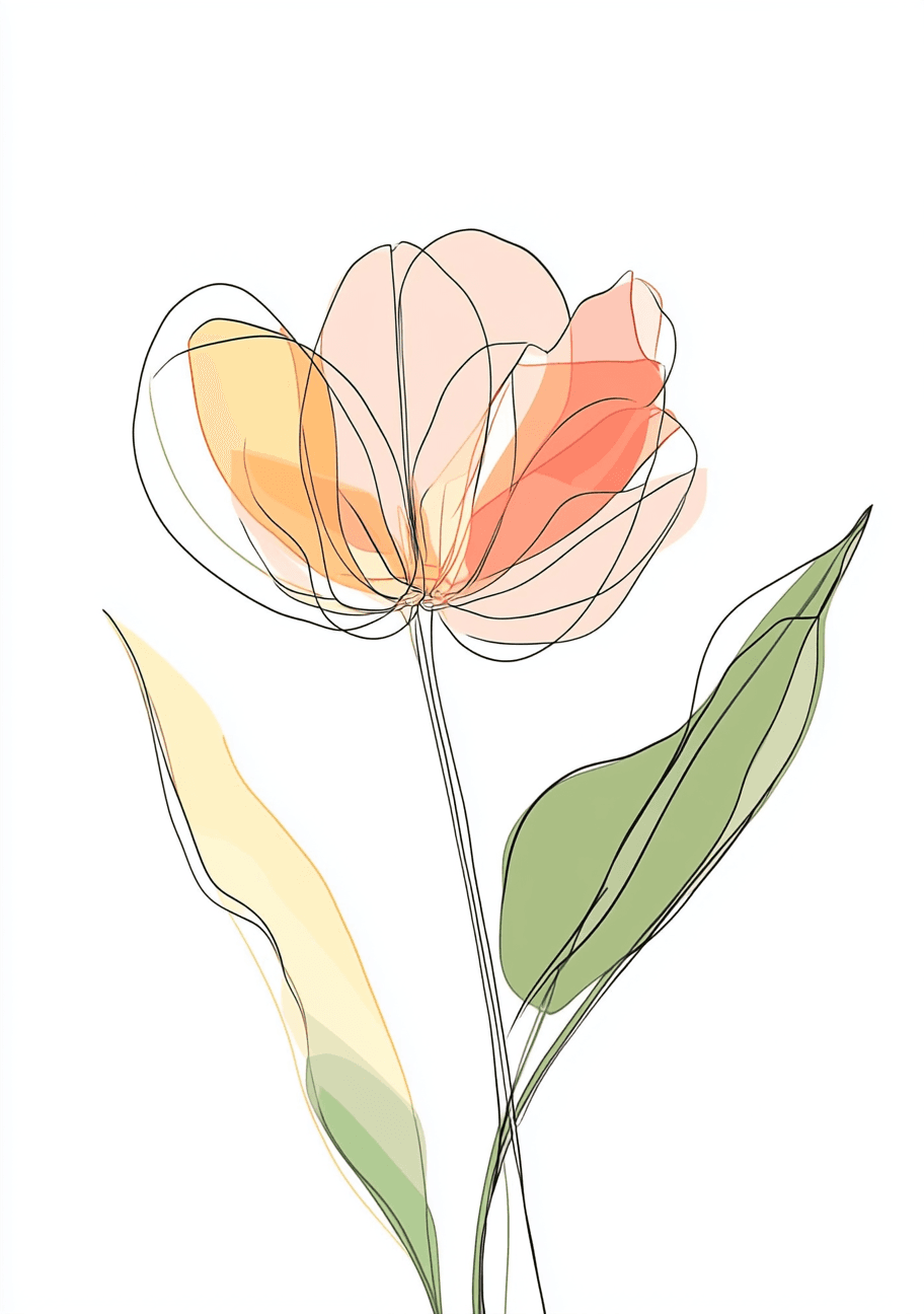 Tulip 027 original repeating artwork