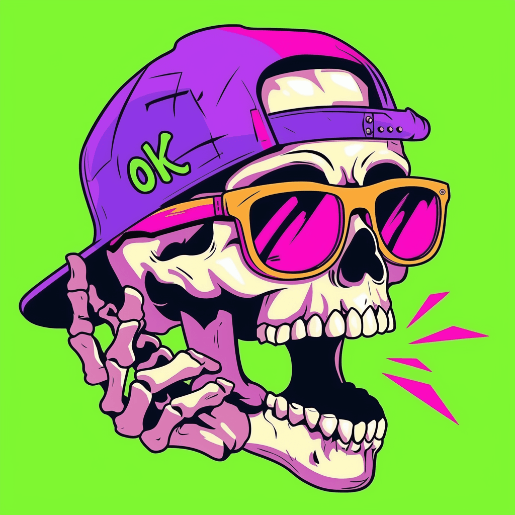 Skull Edition original repeating artwork