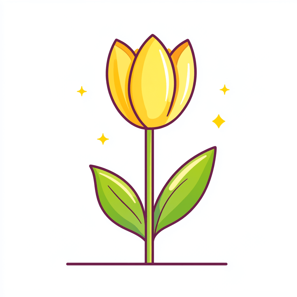 Tulip Prism original repeating artwork