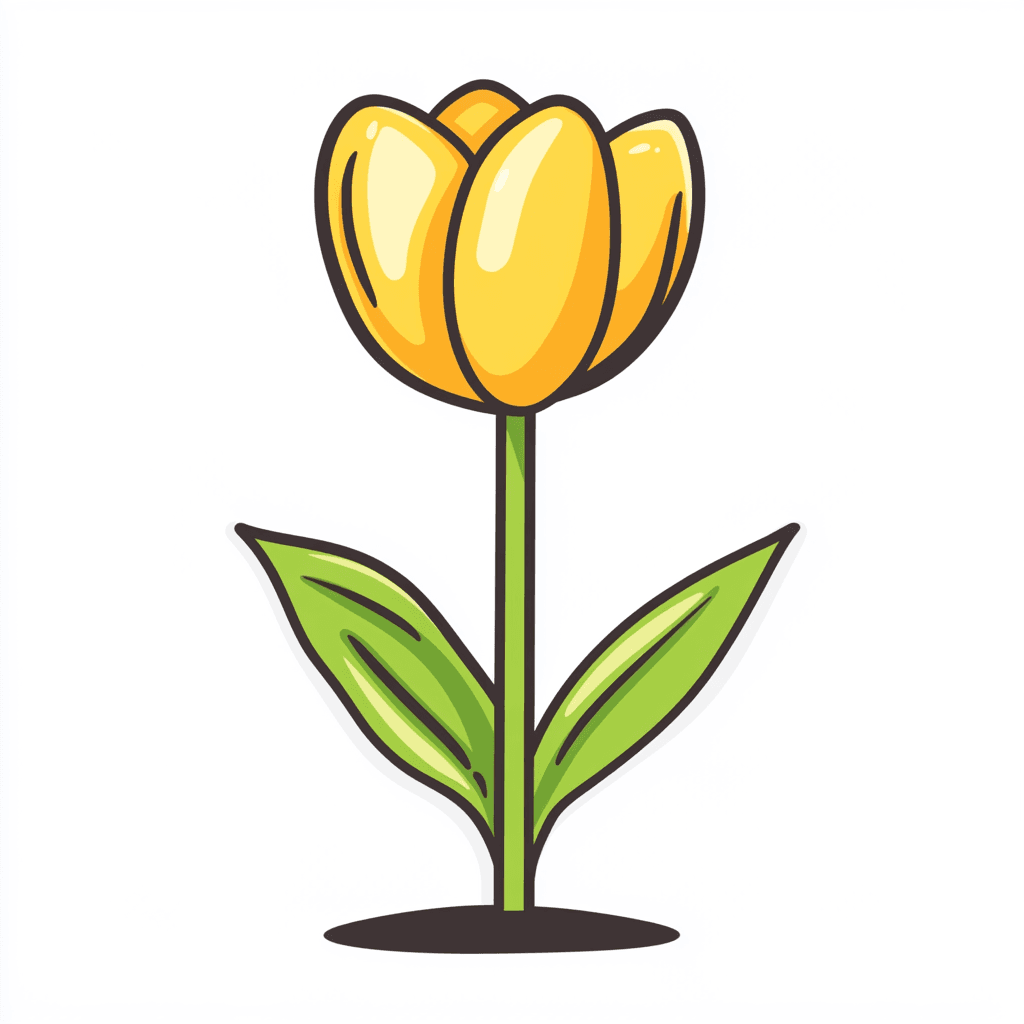 Tulip 025 original repeating artwork
