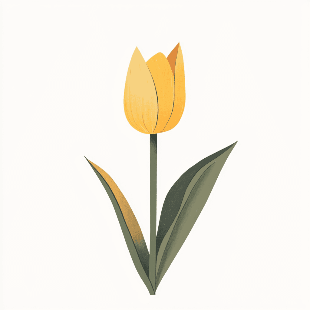 Tulip Summer original repeating artwork