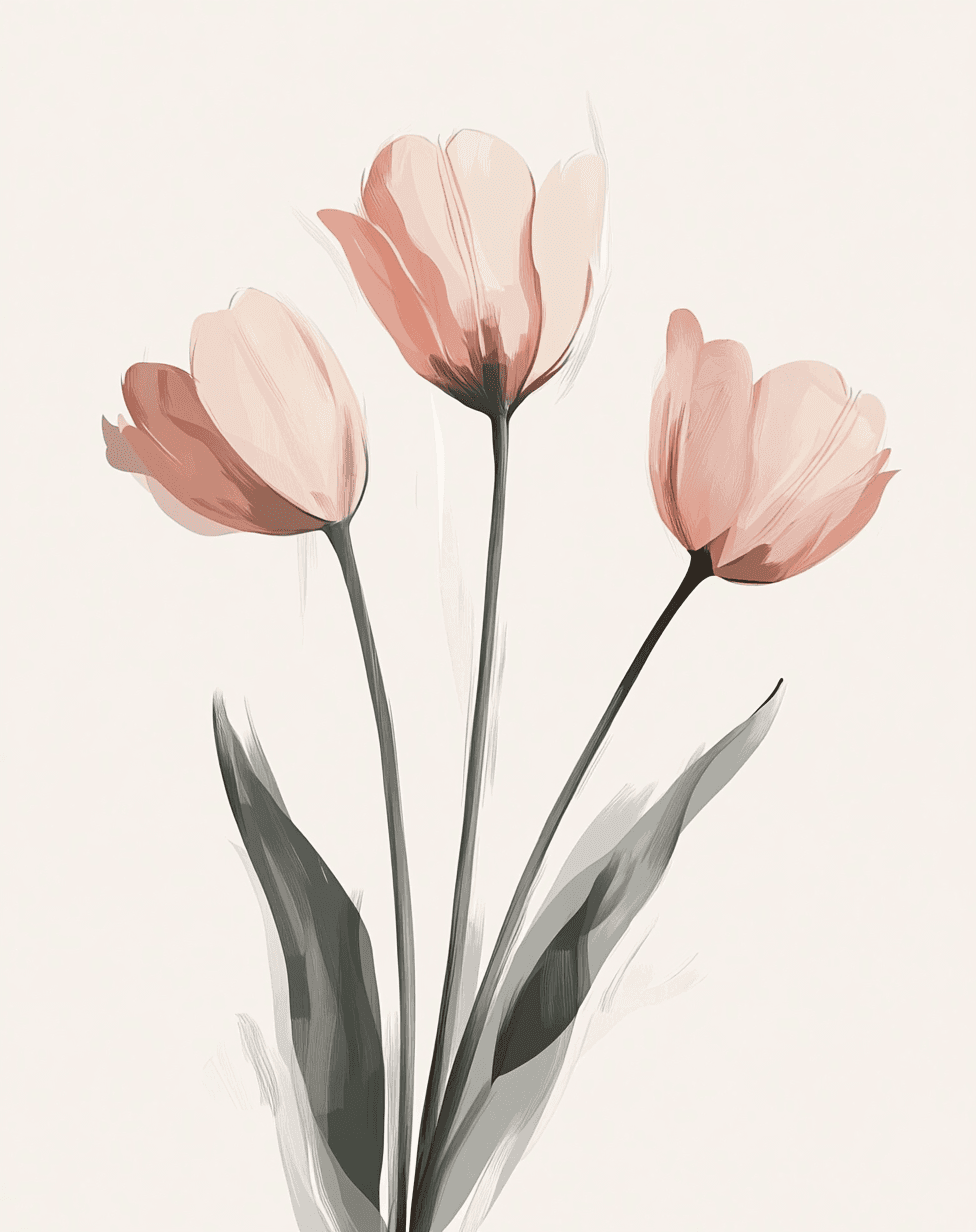 Tulip 016 original repeating artwork