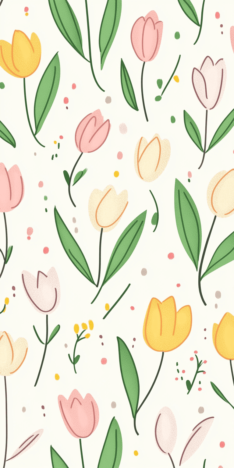 Tulip 073 original repeating artwork