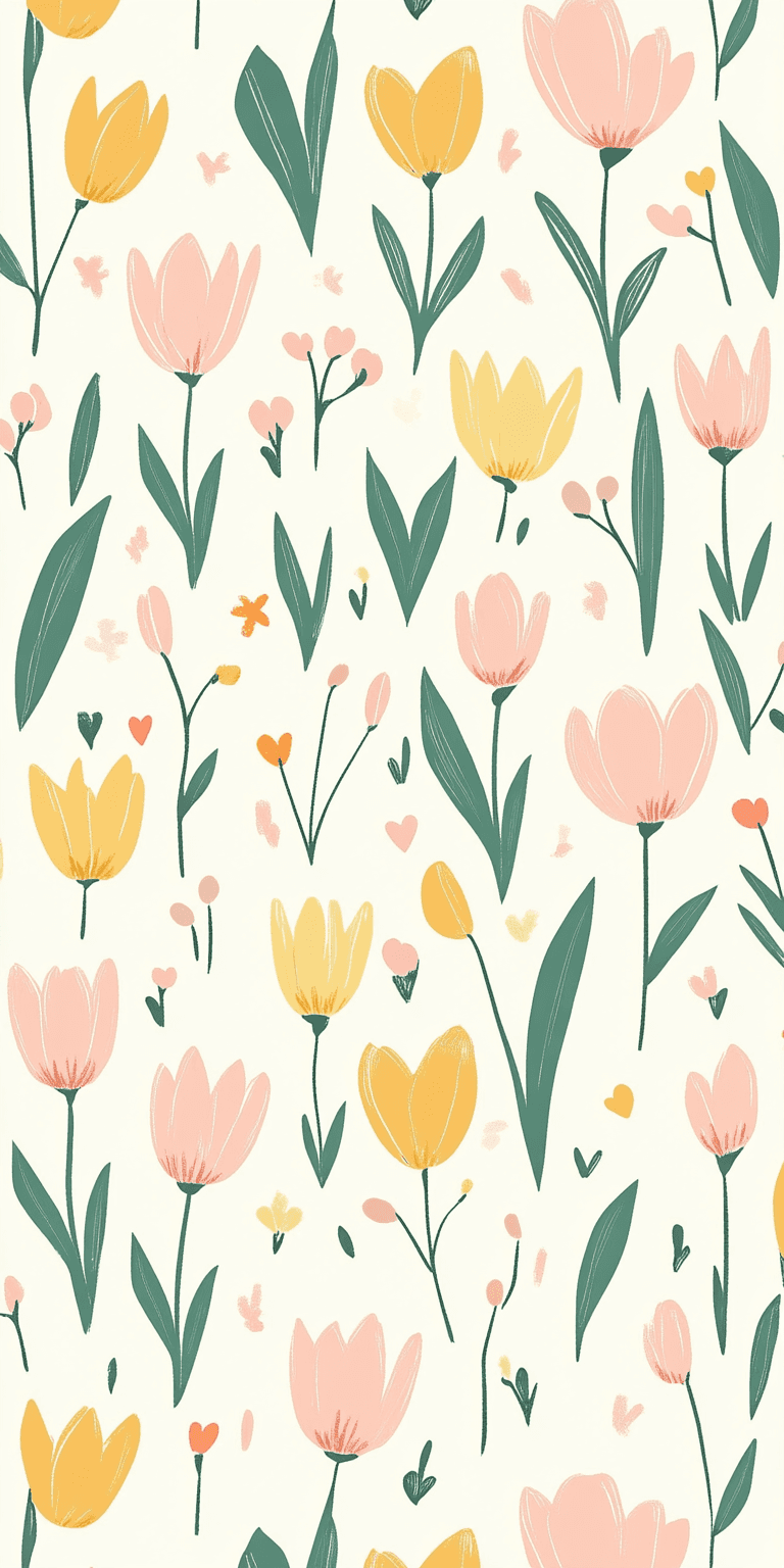 Tulip 054 original repeating artwork
