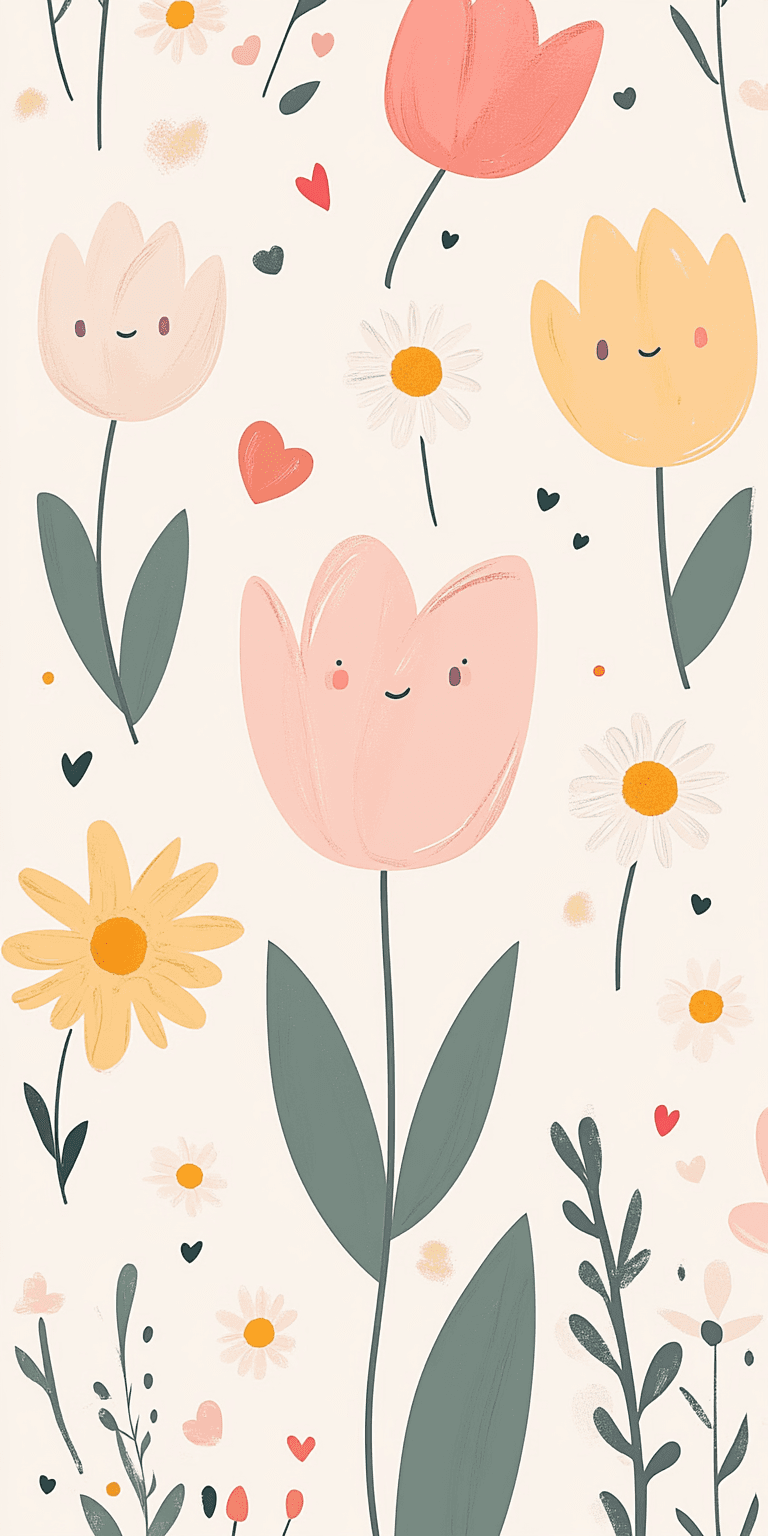 Tulip 063 original repeating artwork