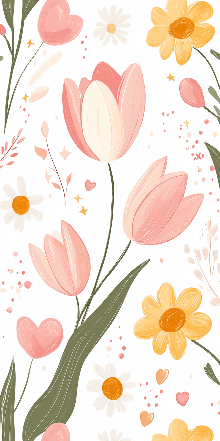 Tulip 056 original repeating artwork