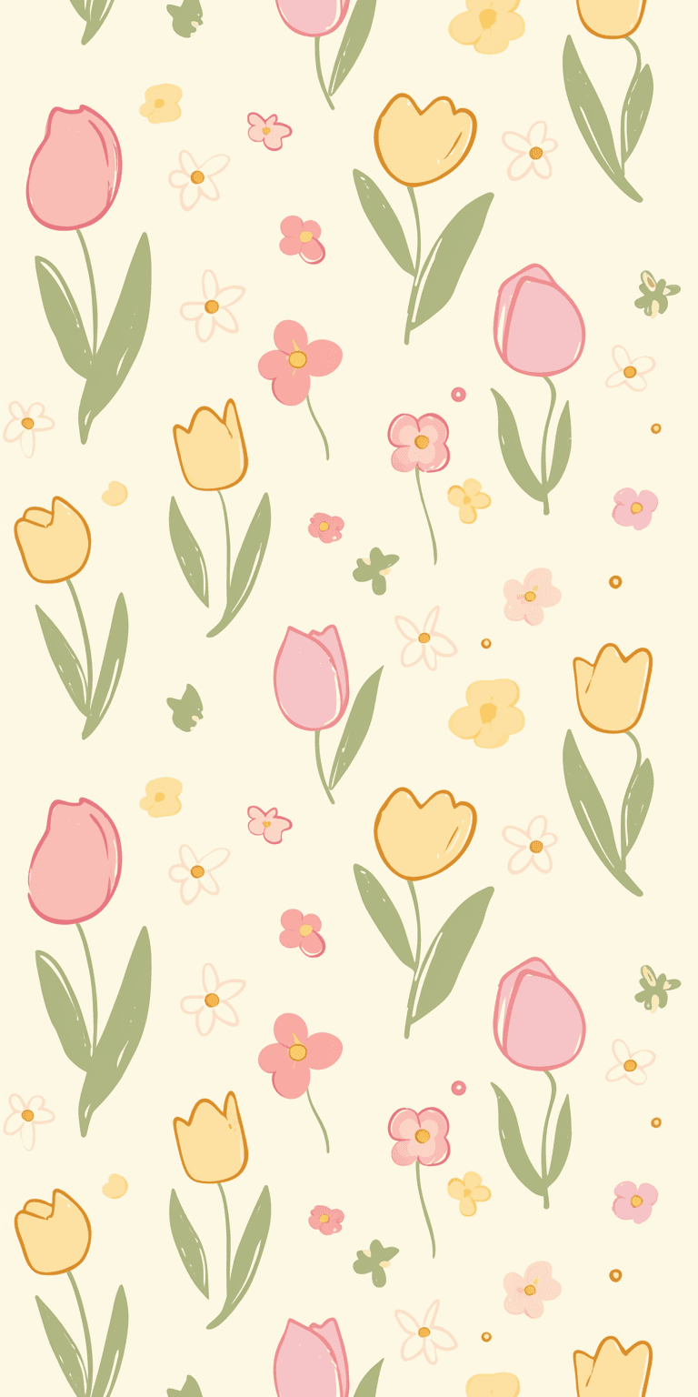 Tulip 076 original repeating artwork