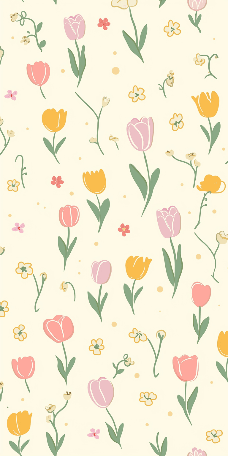 Tulip North original repeating artwork