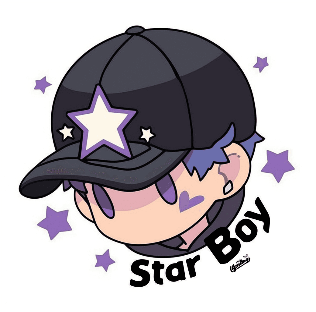 Cool Boy original repeating artwork