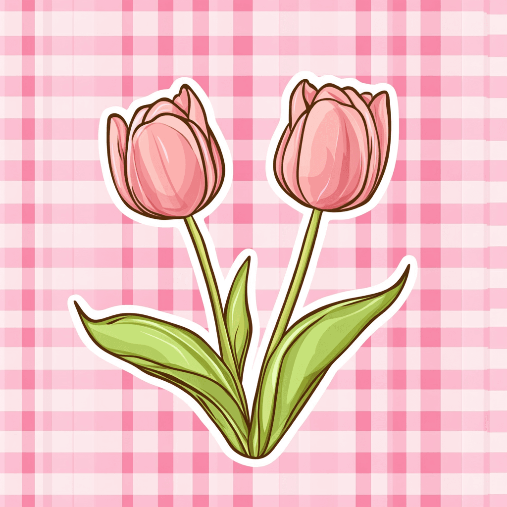 Tulip Sprint original repeating artwork